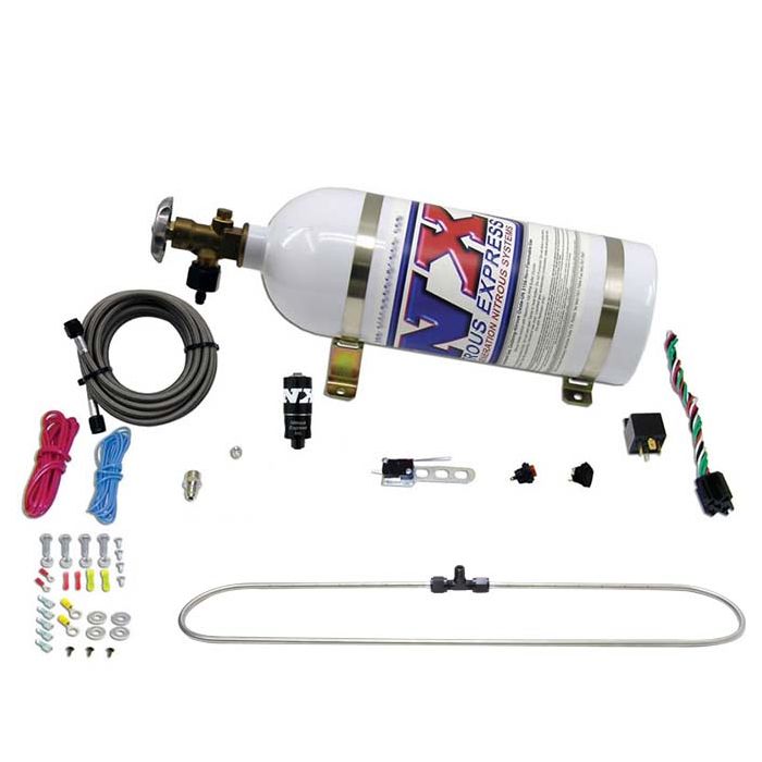 Sistema de anillo de pulverización N-Tercooler para botella de CO2 de 10 lb Nitrous Express NX 20000C-10