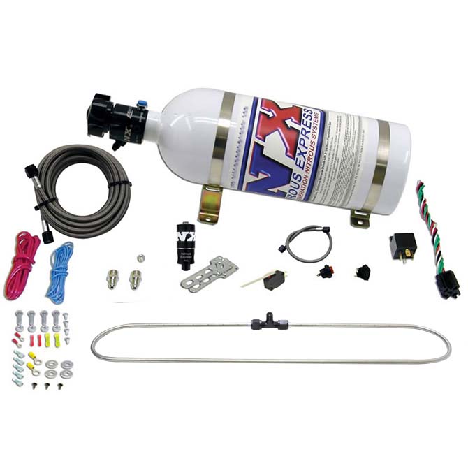 Sistema N-Tercooler con botella de 10 Lb (solenoide de montaje remoto) Nitrous Express NX 20000R-10