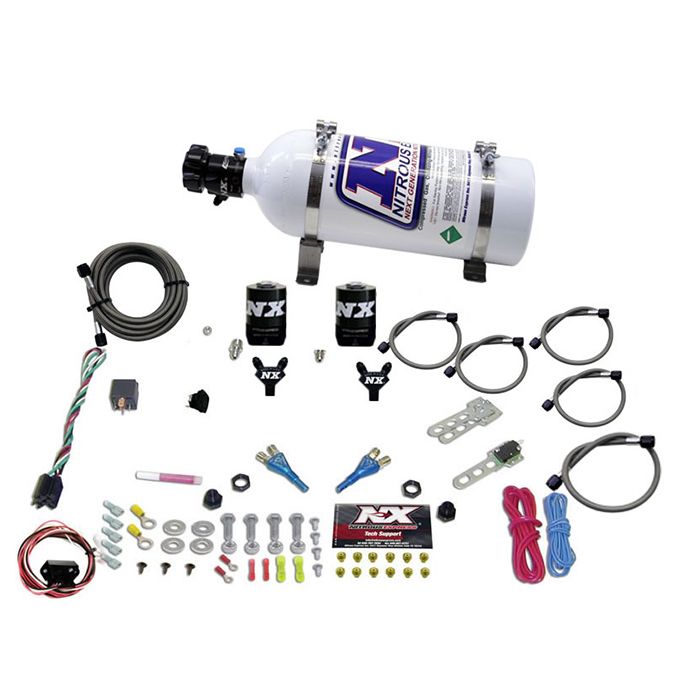 Dual Nozzle (35-150 HP) with 5lb Bottle for Nissan / Infiniti Nitrous Express NX 20716-05