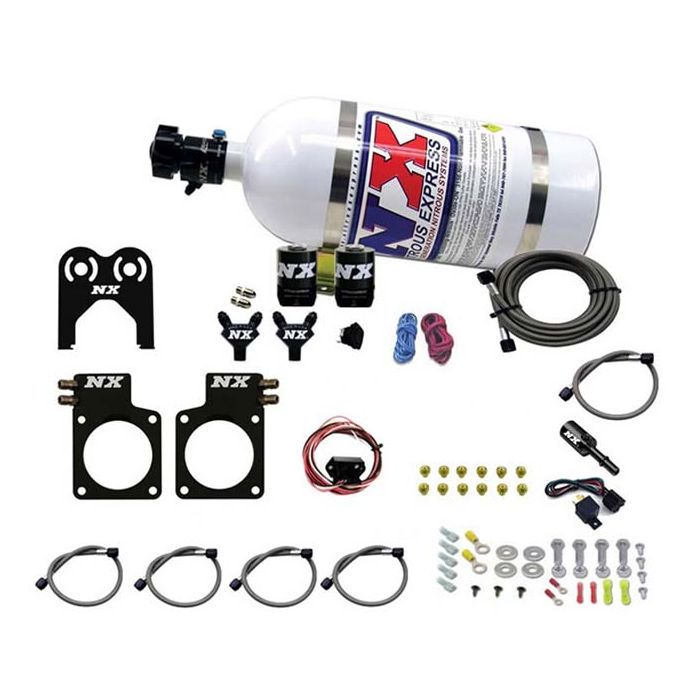 Sistema de inyección de óxido nitroso (50-150 CV) con botella de 10 lb para Nissan GT-R R35 Nitrous Express NX 20717-10