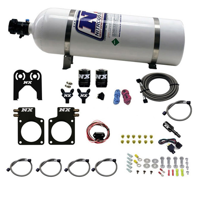 Sistema de nitro con placa (50-150 CV) con botella de 15 lb para Nissan Gt-R R35 Nitrous Express NX 20717-15