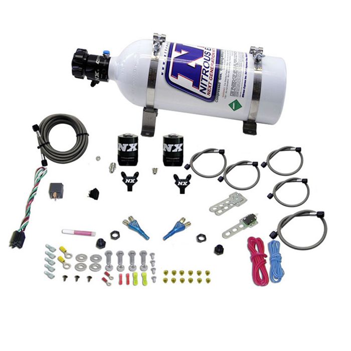 Boquilla doble con botella de 5 lb para BMW EFI (50-300 CV) Nitrous Express NX 20816-05