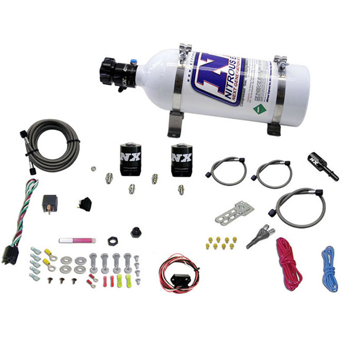 Sistema de nitro Hemi & Srt8 con una boquilla para Fly-By-Wire (35-150 CV) con botella de 5 Lb Nitrous Express NX 20918-05