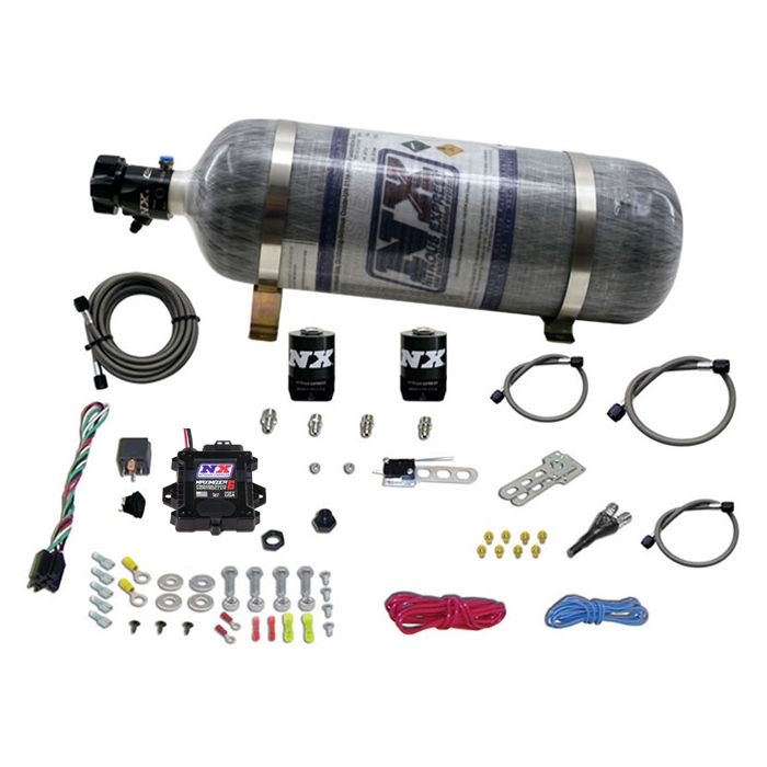Instaboost Digital EFI con botella de carbón de 12 lb Nitrous Express NX 20928-12