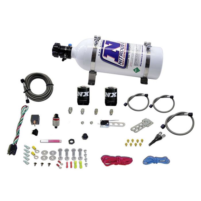 Sistema de óxido nitroso Instaboost EFI con botella de 5 lb Nitrous Express NX 20929-05