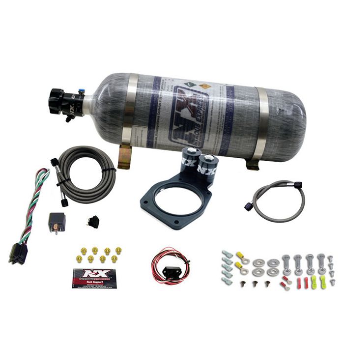 Sistema de placas con botella de carbón de 12 lb para Chevrolet Camaro de 5.ª generación Nitrous Express NX 20931-12