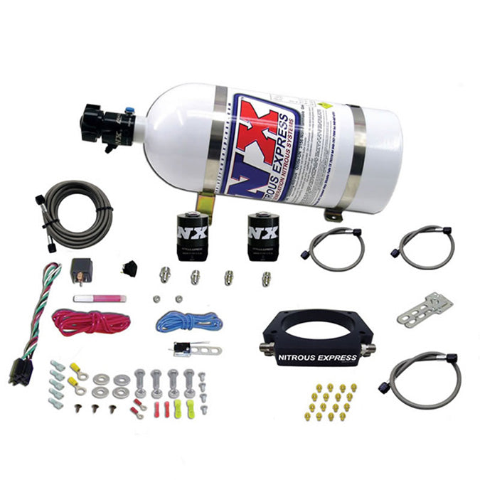 Sistema LS con plate de 90 mm con botella de 10 Lb para vehículos GM Nitrous Express NX 20934-10