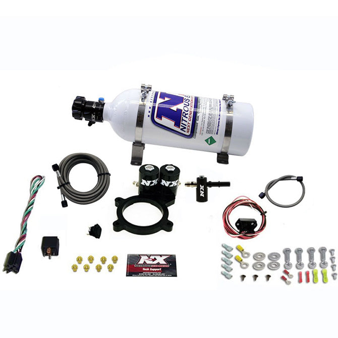 Sistema de nitro con plate con botella de 5 Lb para GM 5.3L Truck 2014+ Nitrous Express NX 20936-05
