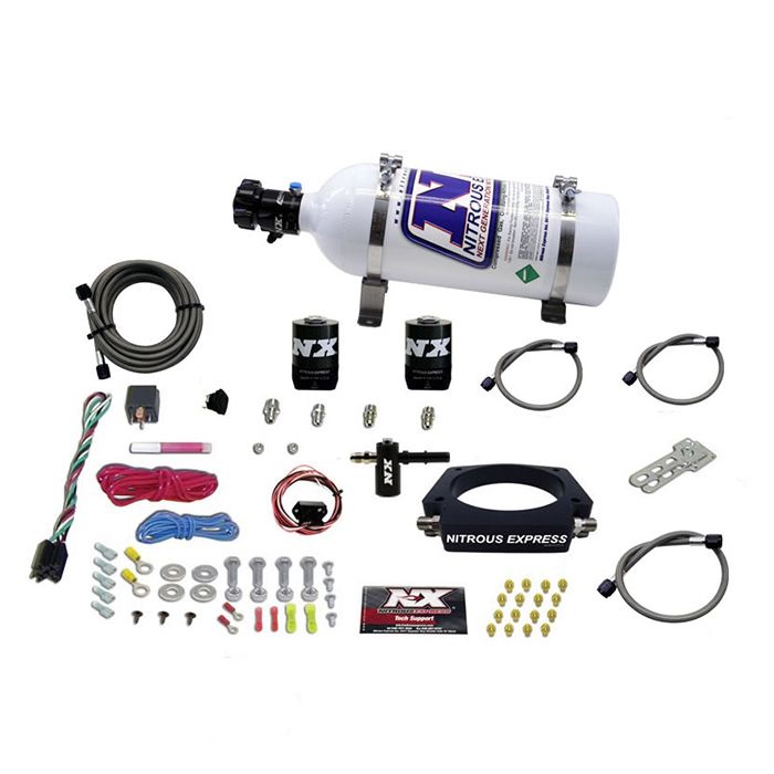 Sistema de inyección de óxido nitroso con botella de 5 lb para Chevrolet Corvette / Camaro LT1 6.2L Nitrous Express NX 20938-05