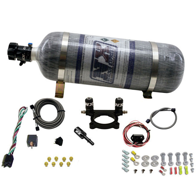 Kit de nitro con botella de carbono de 10 Lb para Dodge Dart 2.0L (35-100 CV) Nitrous Express NX 20942-12