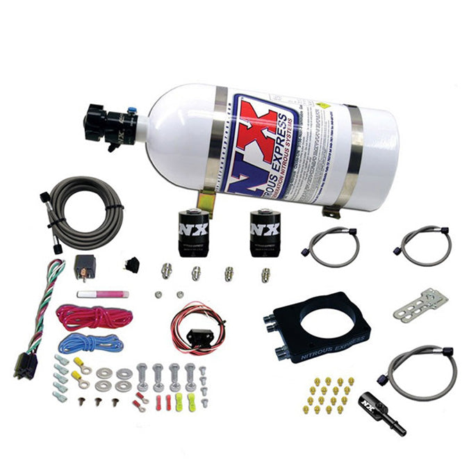Sistema de placa Hemi (50-400 CV) con botella de 10 lb Nitrous Express NX 20944-10