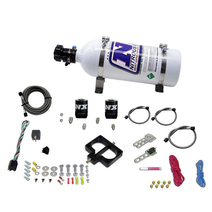 Sistema de placa TBI (motor Magnum) con botella de 5 lb para Dodge Nitrous Express NX 20945-05