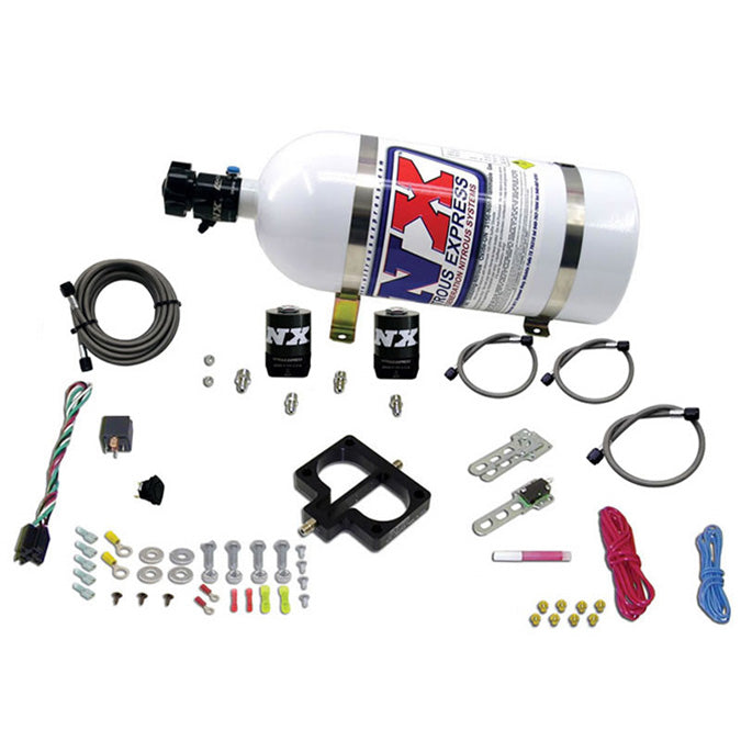 Sistema de placa TBI (motor Magnum) con botella de 10 lb para Dodge Nitrous Express NX 20945-10