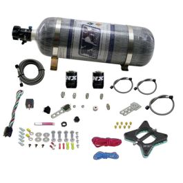2 Valve Plate System With 10Lb Composite Bottle for Ford Mustang 4.6L (50-150Hp) Nitrous Express NX 20946-12