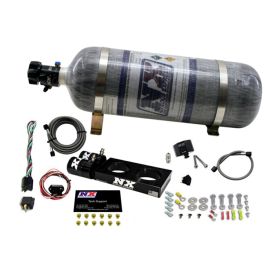 3 Valve Plate System with 12Lb Composite Bottle for Ford Mustang 4.6L (35-150Hp) Nitrous Express NX 20947-12