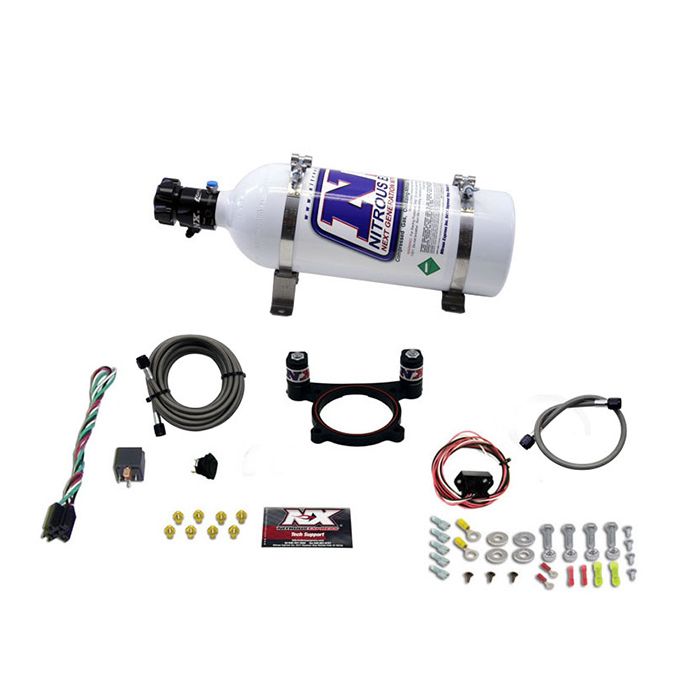 Sistema de placas con botella de 5 lb para Ford Coyote 5.0L / Godzilla 7.3 Nitrous Express NX 20948-05