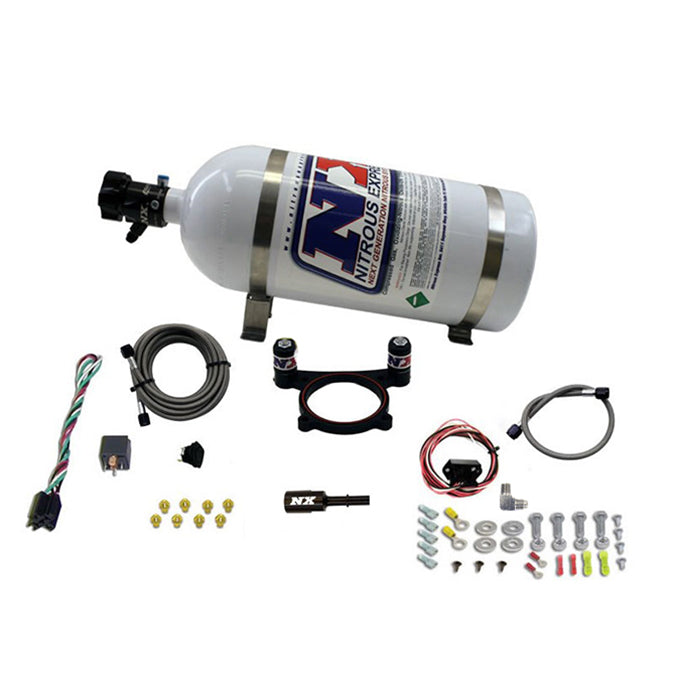 Sistema Plate con botella de 10 Lb para Ford Coyote 5.0L / Godzilla 7.3 Nitrous Express NX 20948-10