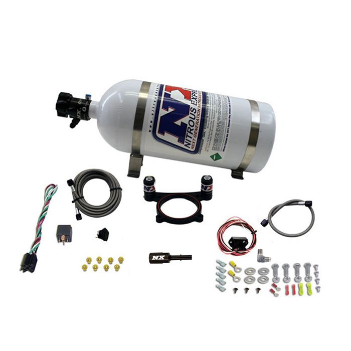 Sistema de placas con botella de 10 lb para Ford Coyote 5.0L / Godzilla 7.3 Nitrous Express NX 20948-10