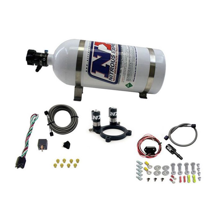 Nitrous Oxide Injection System with 10lb Bottle for Ford Mustang V6 3.5L / 3.7L Nitrous Express NX 20952-10