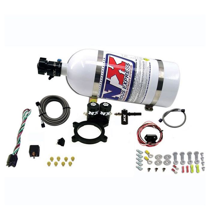 Nitrous Express NX 20959-10 10lb Nitrous Oxide Injection System for 2021+ Ford Coyote 5.0 Truck