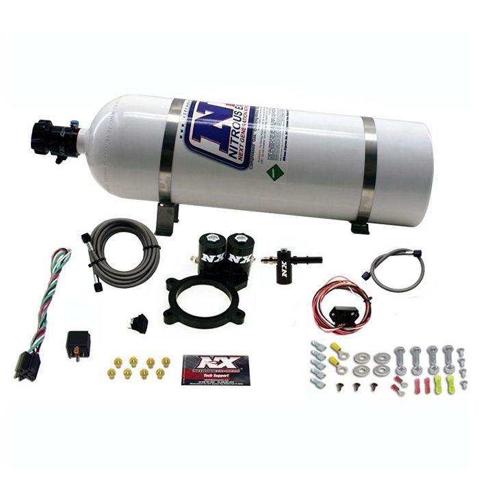 Nitrous Oxide Injection System with 15lb Bottle for 2021+ Ford Coyote 5.0 Truck Nitrous Express NX 20959-15