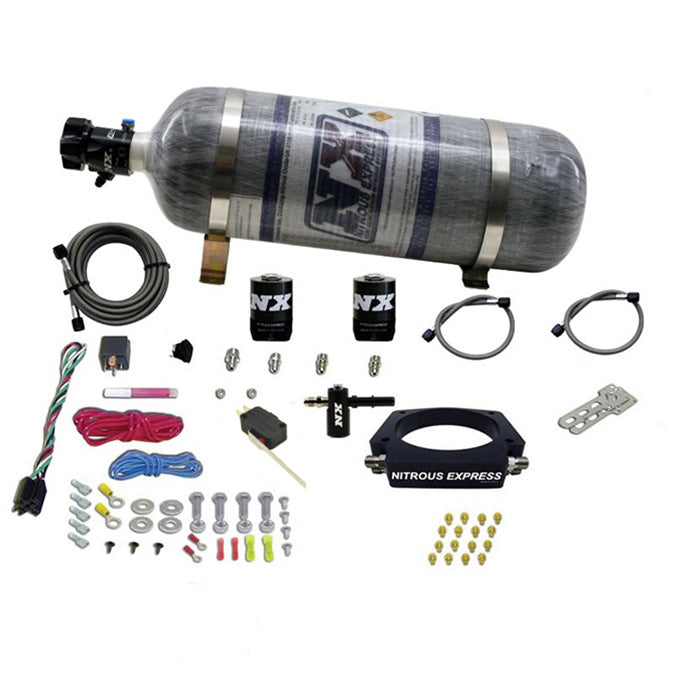 Sistema Nitrous Plate con botella de carbono de 12 Lb para Chevrolet Corvette C8 LT2 Nitrous Express NX 20962-12