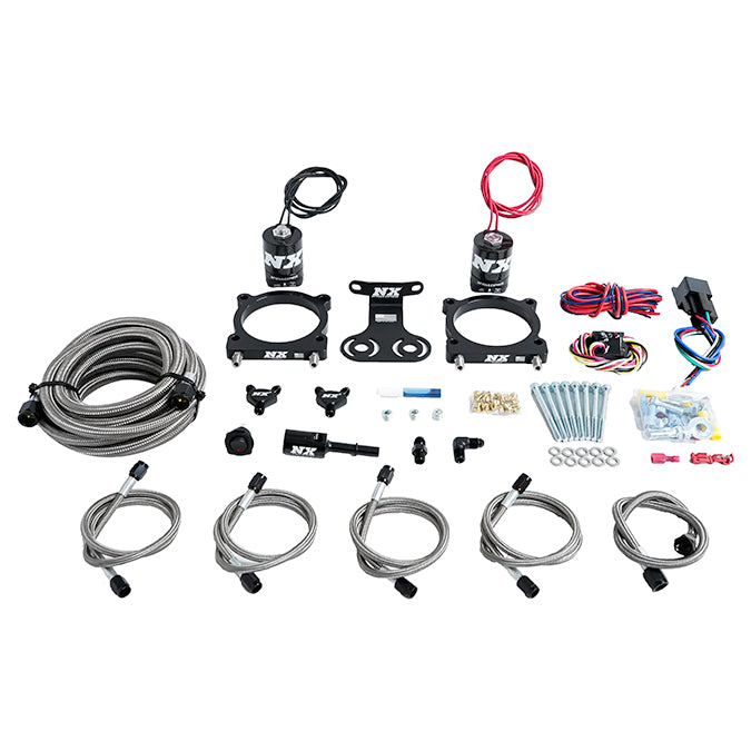Sistema de placas para doble cuerpo de mariposa sin botella para Ford Mustang 5.0L 2024+ Nitrous Express NX 20964-00