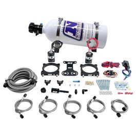 Dual Throttle Body Plate System with 5Lb Bottle for Ford Mustang 5.0L 2024+ Nitrous Express NX 20964-05