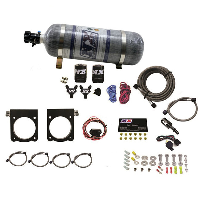 Sistema de placa de nitro Gen-V Viper con botella de carbono de 12 Lb (50-400 CV) Nitrous Express NX 20970-12