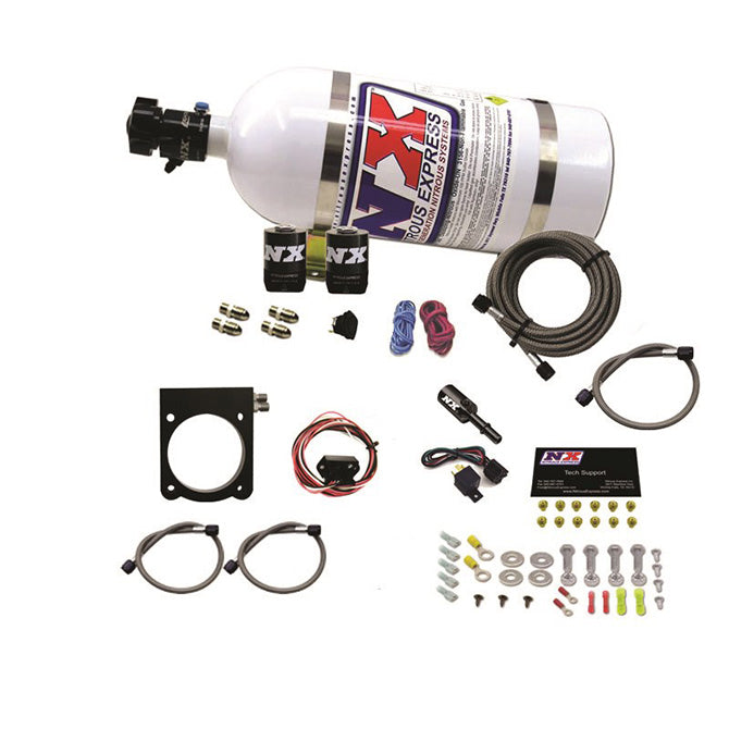 Sistema de placa con botella de 10 Lb (50-200 CV) para Dodge V6 3,6L Nitrous Express NX 20971-10