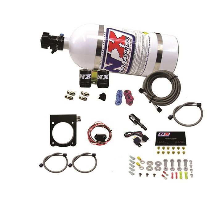 Sistema de placas con botella de 10 lb (50-200 hp) para Dodge V6 3.6L Nitrous Express NX 20971-10