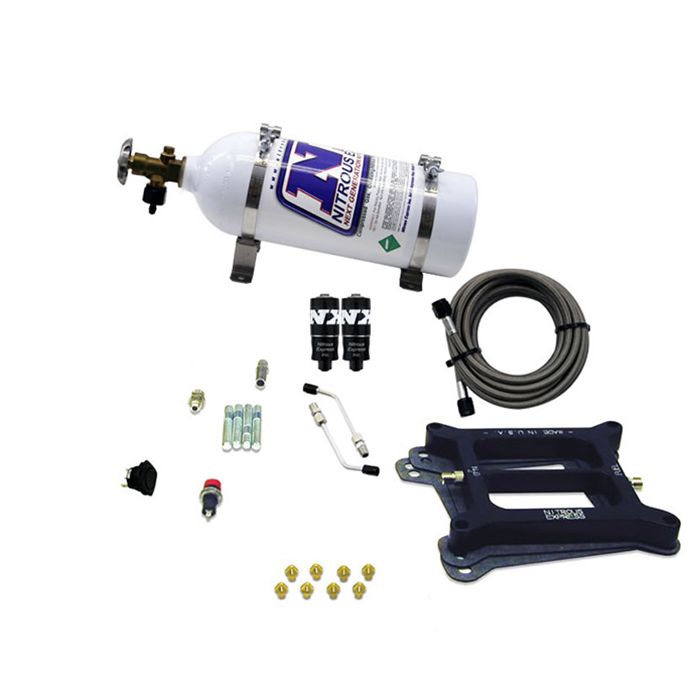 Hitman 4150 Nitrous Oxide Injection System for 100, 150, and 200 HP Engines with 5lb bottle. Nitrous Express NX 40040-05