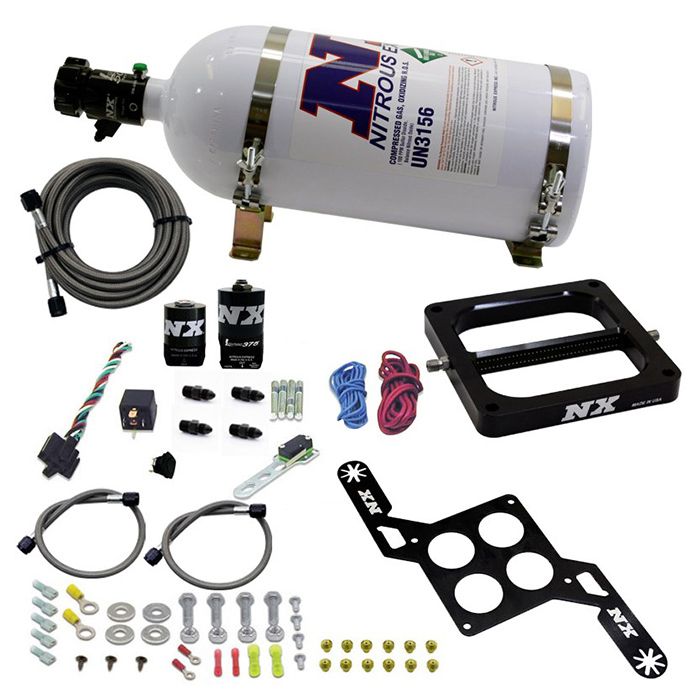 Nitrous Express NX 55170-10 RNC 4500 Conventional Plate System, 300-750 Hp with 10lb Bottle
