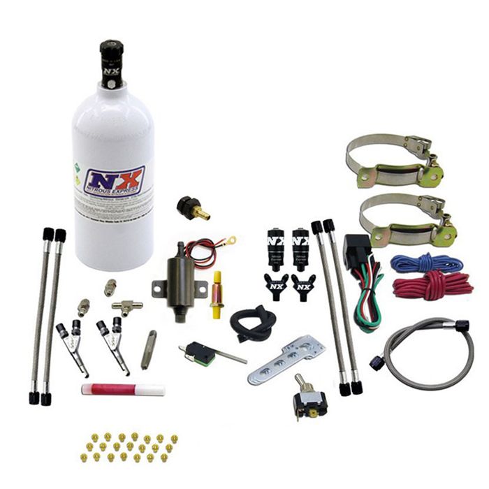 Two-Cylinder SSV System with Nitrous Express NX 60002BP 2.5lb Nitrous Oxide Bottle