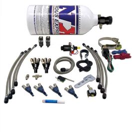 Four Cylinder Piranha System with 2.5Lb Bottle Nitrous Express NX 60005P