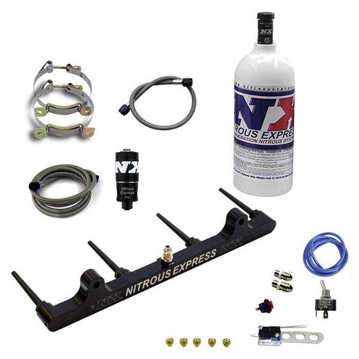Billet Spray Bar System for Hayabusa 2008+ with NX 1lb Nitrous Express Bottle NX 62201-1.0P
