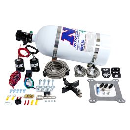 4150 Covert Crossbar Plate System Pro-Power 100-500Hp with 10Lb Bottle Nitrous Express NX 63541-10