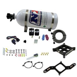 4150 Billet Crossbar Plate System Single Stage 250-750Hp with 10Lb Bottle Nitrous Express NX 63840-10
