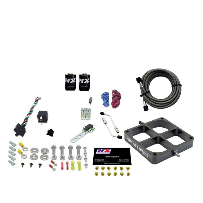 Nitrous Express NX 63980-00 Billet 8500 Series Single Stage 100-500 Hp Crossbar System without Bottle