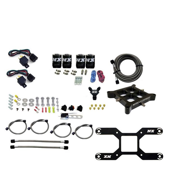 Nitrous Express NX 66042-00 4150 Dual Stage Crossbar Plate System for 100-1000 HP without Bottle