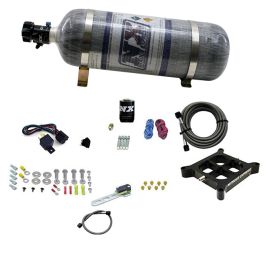 Billet Crossbar Plate System Dry Single Stage 100-500HP 4150 Flange 12LB Nitrous Express NX 66142-12