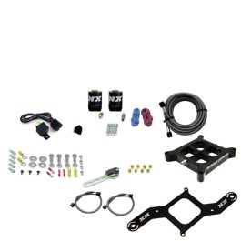 Billet Crossbar Plate System Dry Dual Stage 100-1000HP 4150 Flange without Bottle Nitrous Express NX 66242-00