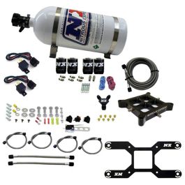 Billet Crossbar Plate System Dry Quad Stage 100-2000HP 4150 Flange 10LB Nitrous Express NX 66442-10