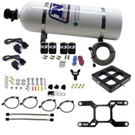 Billet Crossbar Plate System Dry Quad Stage 100-2000HP 4500 Flange 15LB Nitrous Express NX 66447-15