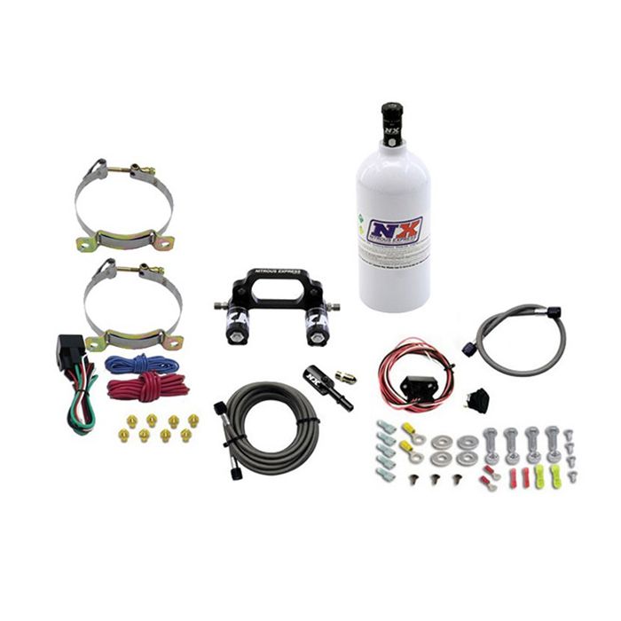Sistema de inyección de óxido nitroso para Polaris RZR 800 con botella de 2.5 lb Nitrous Express NX 67000-2.5P