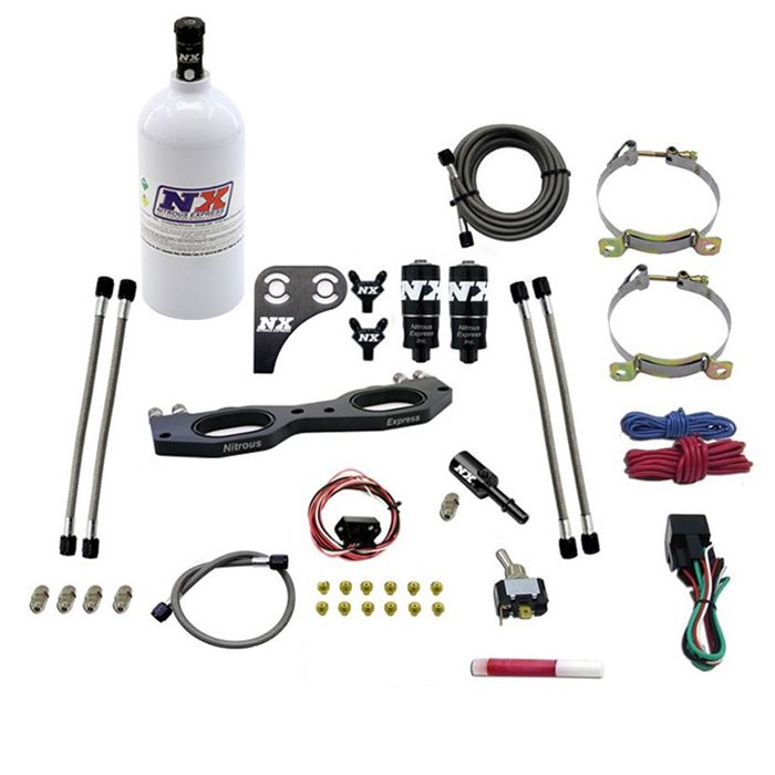 Sistema de inyección de óxido nitroso para Polaris RZR 900 con botella de 2.5 lb Nitrous Express NX 67001-2.5P