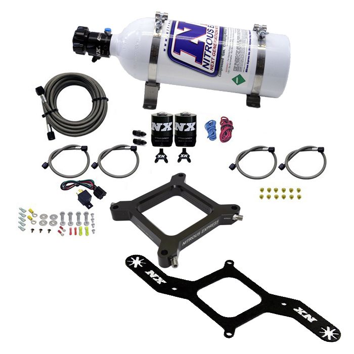 4150 Assassin Plate Gasoline Stage 6 50-300Hp with 5Lb bottle Nitrous Express NX 67040-05