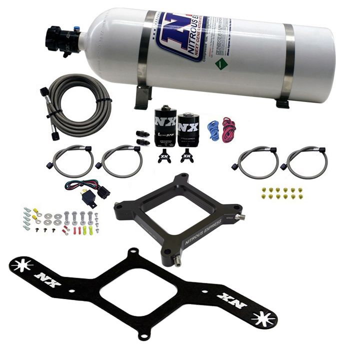 4150 Assassin Plate Gasoline RNC 250-750Hp with 15Lb Nitrous Express NX 67140-15 bottle