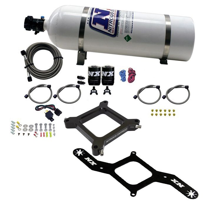 4150 Assassin Plate Alcohol Stage 6 100-300Hp with 15Lb Nitrous Express NX 67245-15 bottle