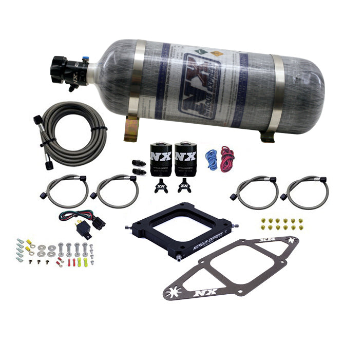 Placa Assassin 4500 Gasolina Pro-Power 100-500 CV con botella de carbono de 12 Lb Nitrous Express NX 67570-12